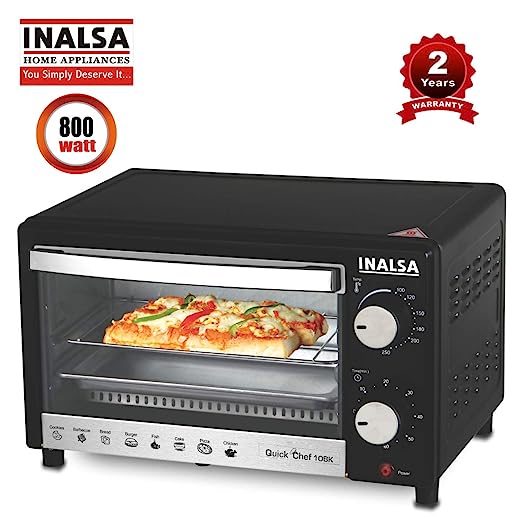 Inalsa Quick Chef 10BK 10L Oven Toaster Griller (Black) Inalsa Quick Chef 10BK 10L Oven Toaster Griller (Black)